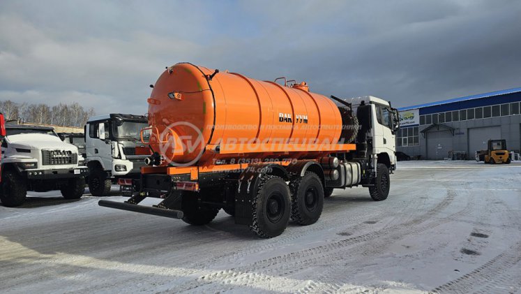 Автоцистерна вакуумная МВ-15 на шасси SHACMAN SX32586V385 6Х6 2