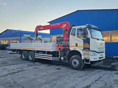 фото: Бортовой автомобиль FAW J6 c КМУ Sunhunk S-1606