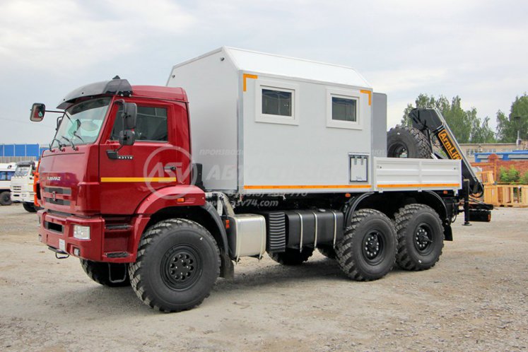Фото: Агрегат для ремонта и обслуживания качалок КАМАЗ 43118-50 с КМУ ArmLift S3.2L7.7 