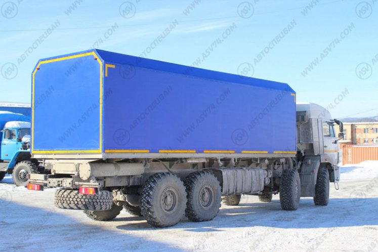 Фото: Паропромысловая установка ППУ 3500 на шасси КАМАЗ-63501-52