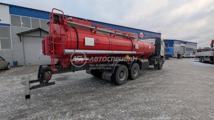 Фото: Автотопливозаправщик АТЗ-18 FAW 6x4 