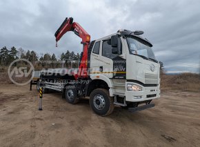 Фото: Бортовой автомобиль FAW 8х4 с КМУ