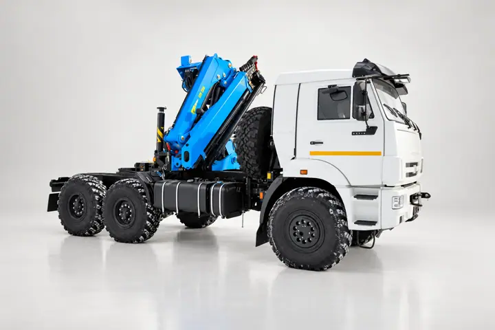 Седельный тягач КАМАЗ 43118-50 с КМУ ИМ-180-05