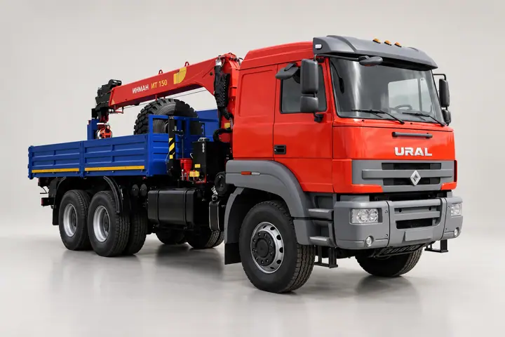 Бортовой автомобиль на шасси УРАЛ C35510 с КМУ ИНМАН ИТ-150