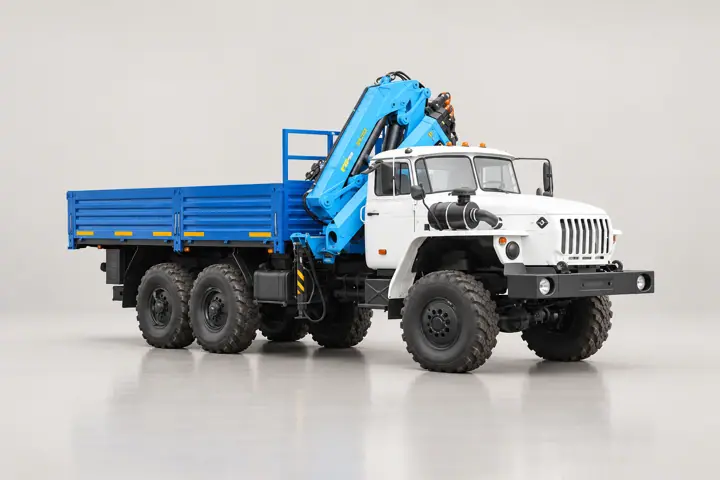 Бортовой автомобиль Урал 4320 (капотный) с КМУ ИМ-240