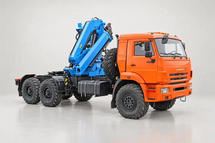 Седельный тягач КАМАЗ 43118-46 (53504-46) с КМУ ИМ-240
