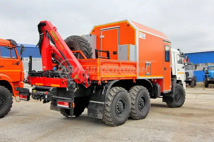 Агрегат наземного ремонта водоводов АНРВ КАМАЗ 43118-3027-50 с КМУ Palfinger 6500 фото 7