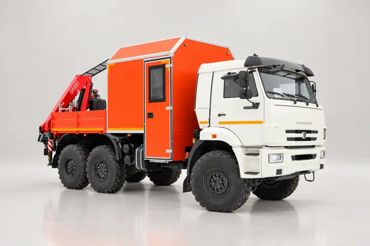 ГПА КамАЗ 43118-3027-50 с КМУ Fassi F85B.0.22