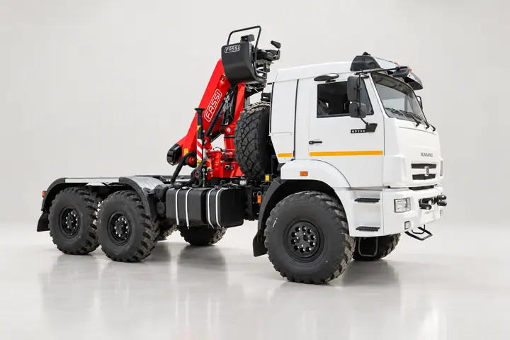 Седельный тягач Камаз 43118-50 с КМУ Fassi F115A.0.22
