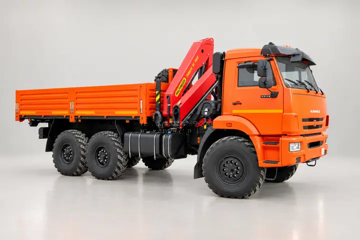 Бортовой КАМАЗ 43118-3027-50 с КМУ IM-150N