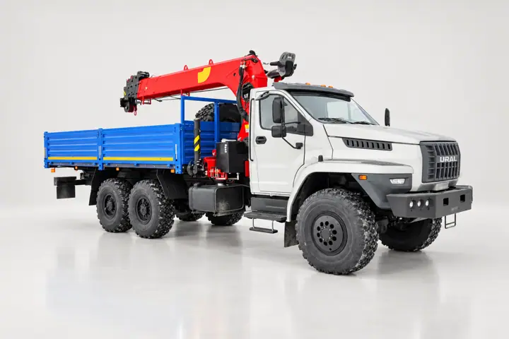 Бортовой автомобиль Урал 4320 NEXT (капотный) с КМУ IT-150 (тросовый)