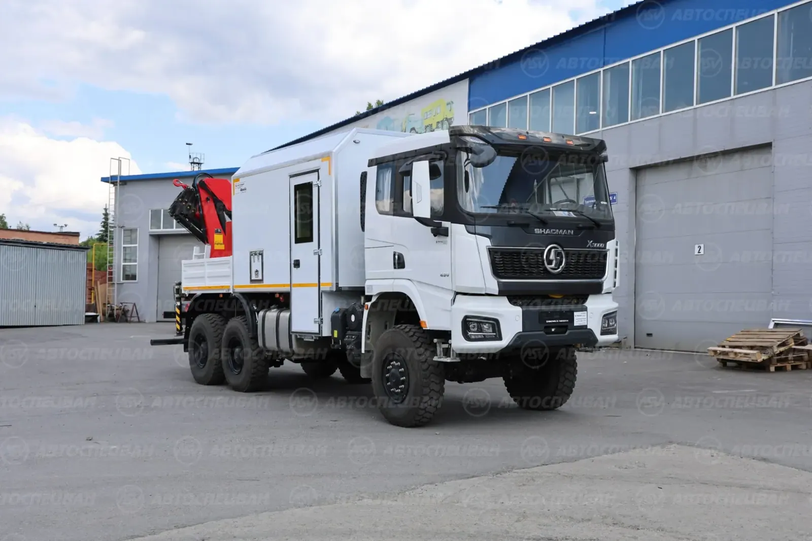 АРОК SHACMAN SX32586V385 с КМУ Sunhunk 125 фото 3