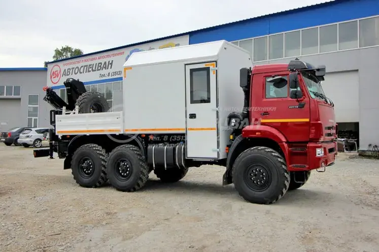 Агрегат для ремонта и обслуживания качалок КАМАЗ 43118-50 с КМУ ArmLift S3.2L7.7 фото 2