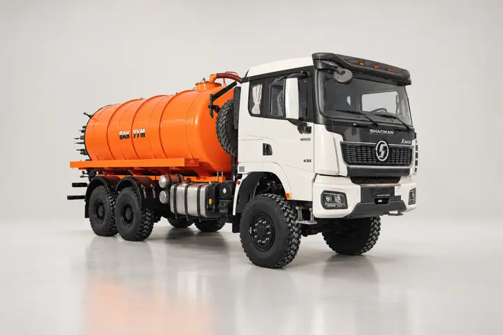 Автоцистерна вакуумная МВ-15 на шасси SHACMAN SX32586V385 6Х6