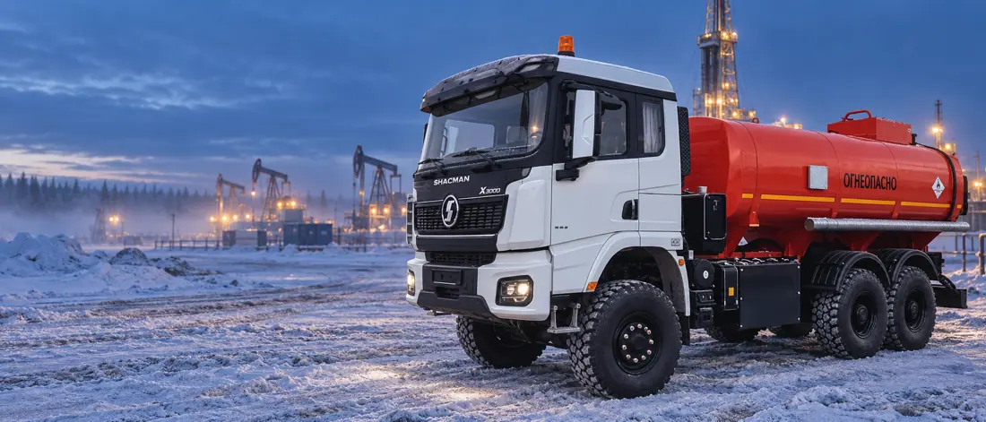 Автотопливозаправщик АТЗ-18 Shacman X3000 6х6 (односкатная ошиновка)