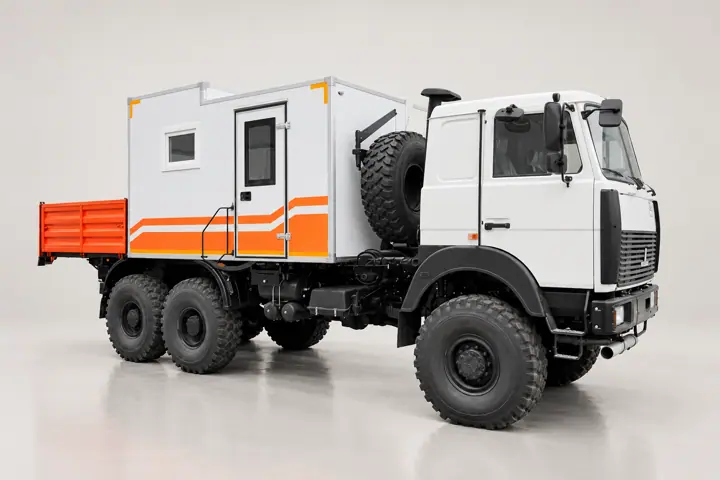 Агрегат для ремонта и обслуживания качалок АРОК МАЗ 6317F9-571-051 с КМУ ИМ-55