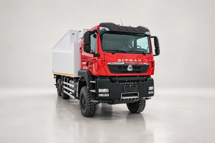 Изотермический фургон на шасси SITRAK C7H 6x6
