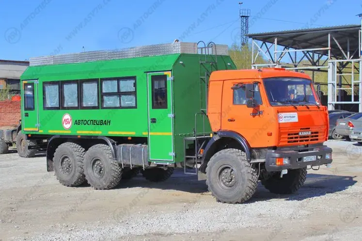 Вахтовый автобус АСВ 7721 LUXE КАМАЗ 43118-3078-48 (50), 26 мест фото 5
