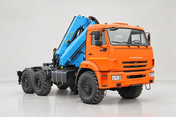 Седельный тягач КАМАЗ 43118-46 (53504-46) с КМУ ИМ-180