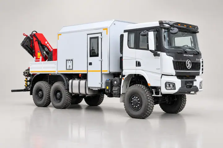 АРОК SHACMAN SX32586V385 с КМУ Sunhunk K168