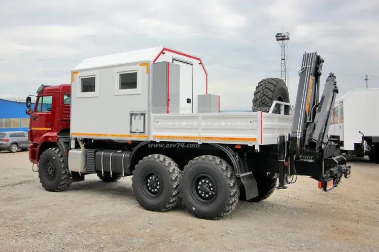 Агрегат для ремонта и обслуживания качалок КАМАЗ 43118-50 с КМУ ArmLift S3.2L7.7 фото 3