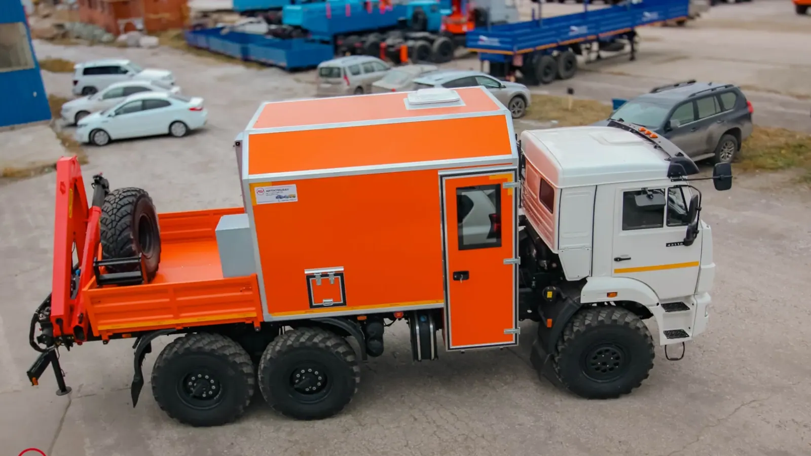 Агрегат наземного ремонта водоводов АНРВ КАМАЗ 43118-3027-50 с КМУ Palfinger 6500 фото 4