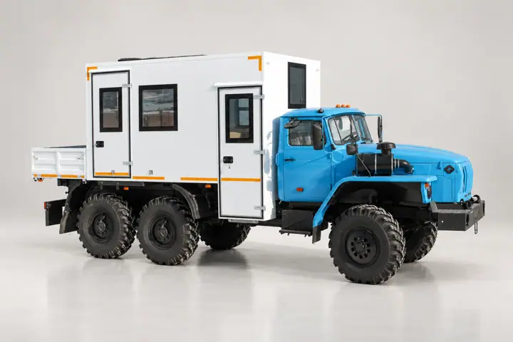 Транспортно-бытовой автомобиль ТБМ Урал 4320-1112-71М с бортовой платформой