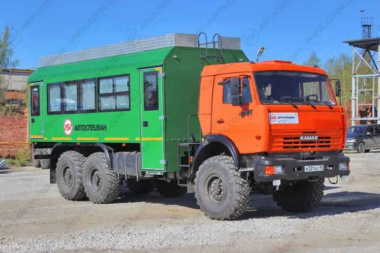 Вахтовый автобус АСВ 7721 LUXE КАМАЗ 43118-3078-48 (50), 26 мест фото 2