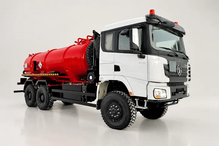 Автоцистерна вакуумная АКН-10 на шасси SHACMAN SX32586V385 6Х6