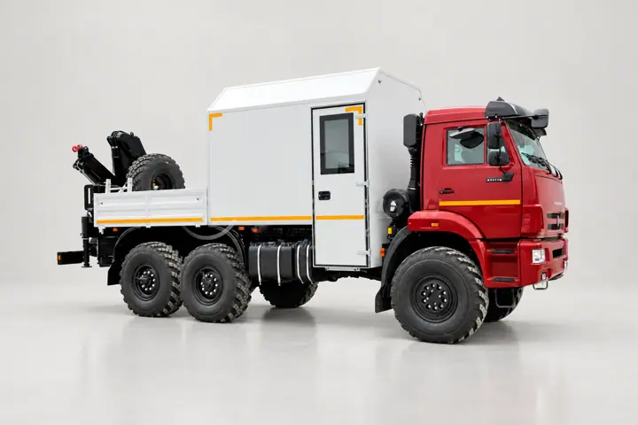 Агрегат для ремонта и обслуживания качалок КАМАЗ 43118-50 с КМУ ArmLift S3.2L7.7