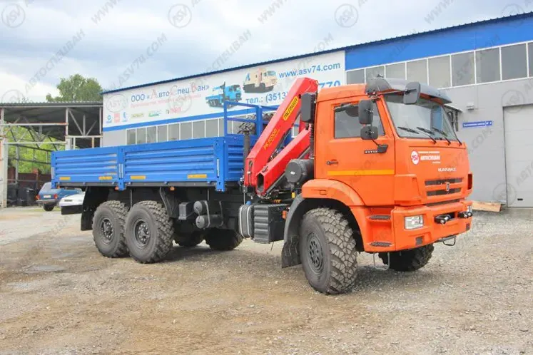 Бортовой автомобиль КАМАЗ 43118-3011-50 с КМУ Palfinger 10000 фото 2