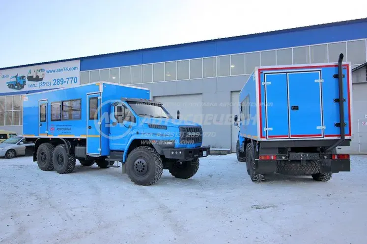 Вахтовый автобус с грузовым отсеком Урал NEXT 4320-6952-74 (Е5) Г38, 16 мест фото 3