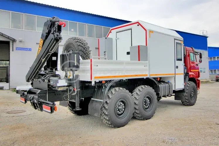 Агрегат для ремонта и обслуживания качалок КАМАЗ 43118-50 с КМУ ArmLift S3.2L7.7 фото 5