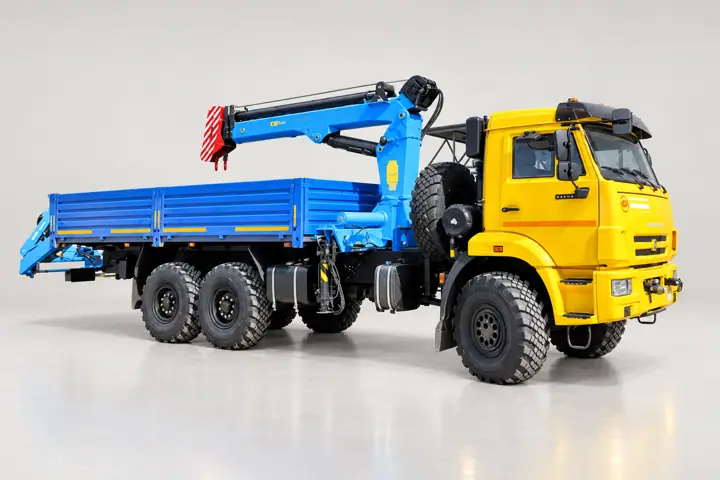 Бортовой КАМАЗ 43118-3086-50 с КМУ ИМ-240А (тросовый)