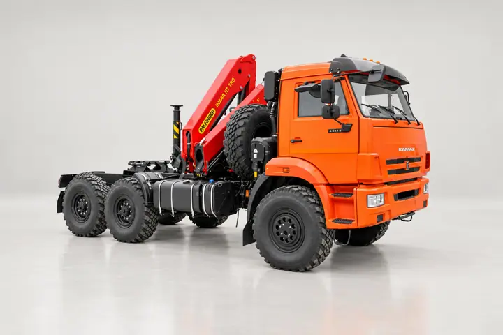 Седельный тягач КАМАЗ 43118-50 с КМУ IM-150N