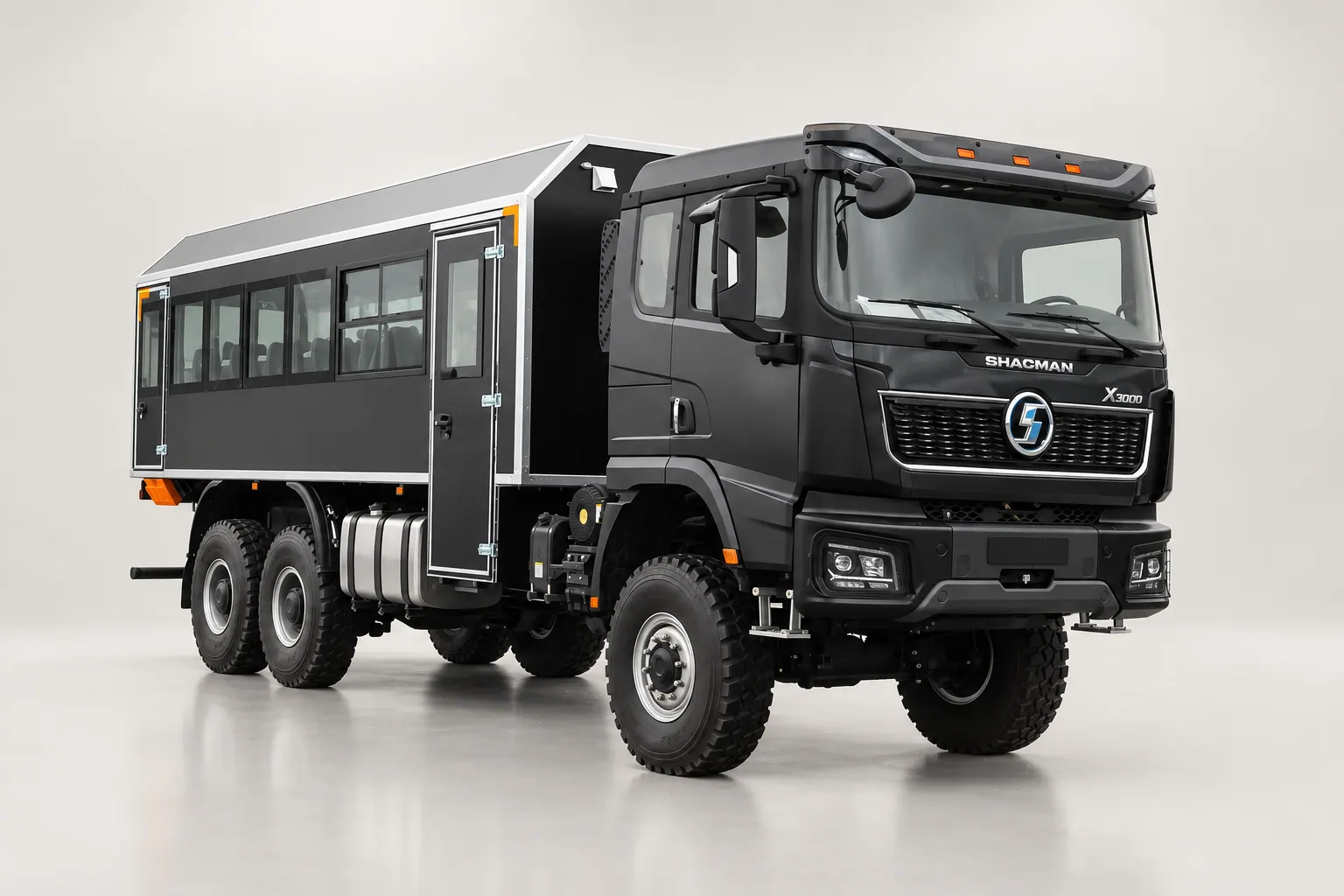 Вахтовый автобус Shacman X3000, 28 мест (Черный) фото 1