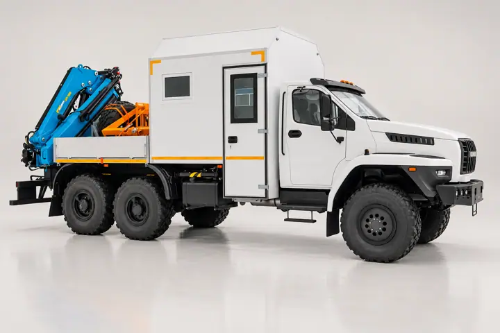 Передвижная мастерская ПАРМ УРАЛ NEXT 4320-6952-72(Е5) с КМУ ИМ-180