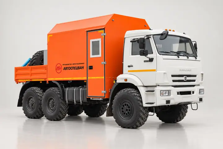 Агрегат наземного ремонта водоводов АНРВ КамАЗ 43118-3027-50 с КМУ ИМ-25