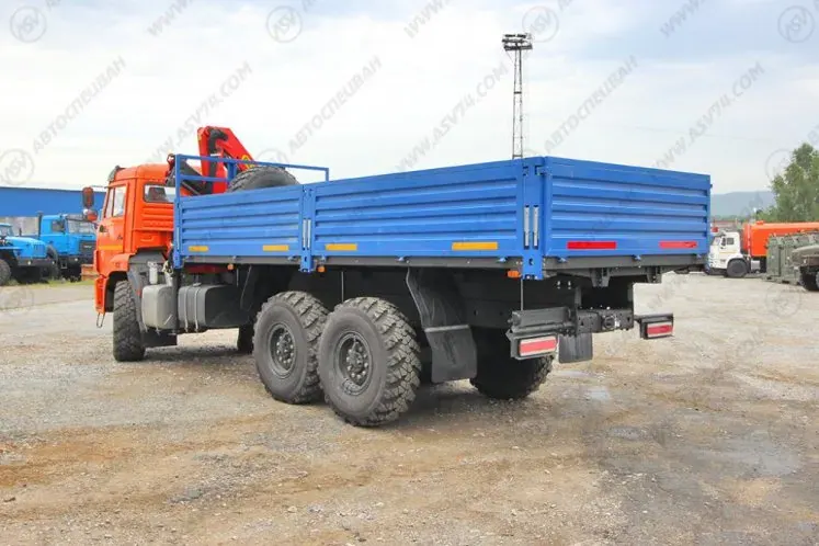 Бортовой автомобиль КАМАЗ 43118-3011-50 с КМУ Palfinger 10000 фото 3