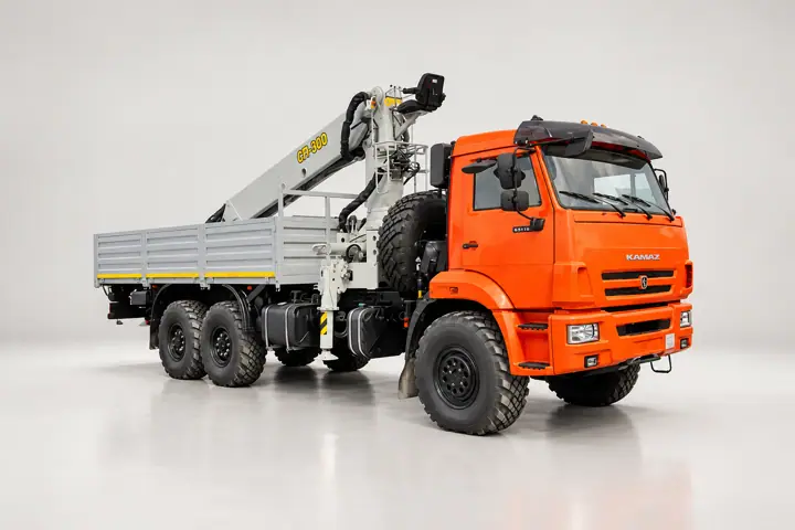 Бортовой КАМАЗ 43118-3027-50 с КМУ ИФ-300 (комплектация 3)