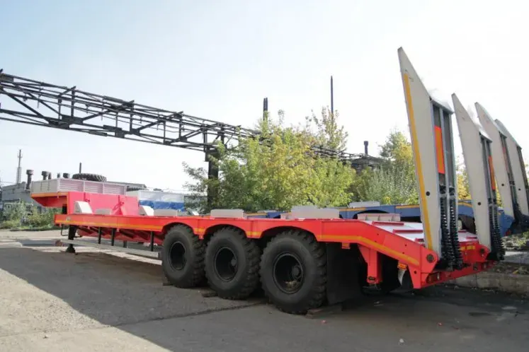 Полуприцеп-тяжеловоз ЧМЗАП 9990 по спецификации 074 М фото 2