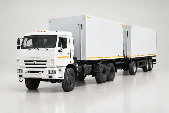 Изотермический фургон КамАЗ 65111 (автопоезд)