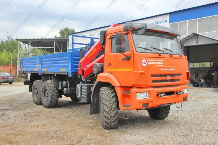 Бортовой автомобиль КАМАЗ 43118-3011-50 с КМУ Palfinger 10000 фото 5