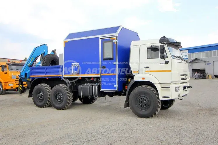 Агрегат для ремонта и обслуживания качалок АРОК КамАЗ 43118-3027-50 с КМУ ИМ-150 (комплектация 2) фото 2