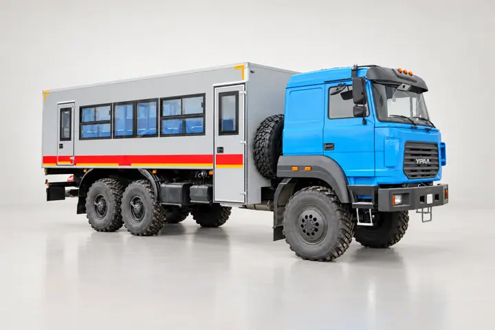 Вахтовый автобус Урал 4320-4971-80, 28 мест с грузовым отсеком
