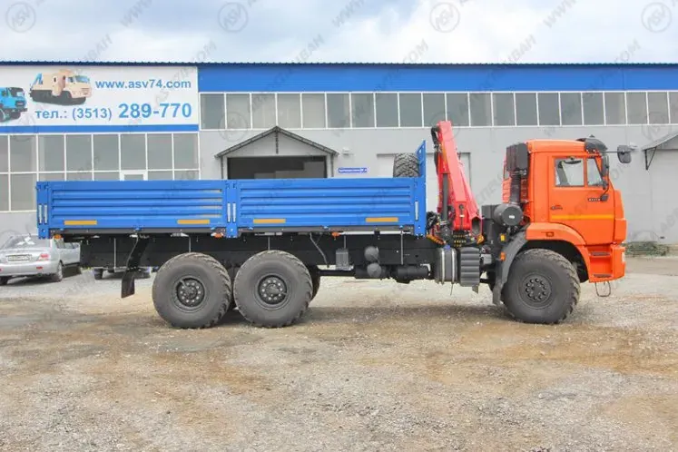 Бортовой автомобиль КАМАЗ 43118-3011-50 с КМУ Palfinger 10000 фото 4