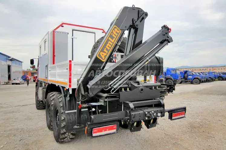 Агрегат для ремонта и обслуживания качалок КАМАЗ 43118-50 с КМУ ArmLift S3.2L7.7 фото 6