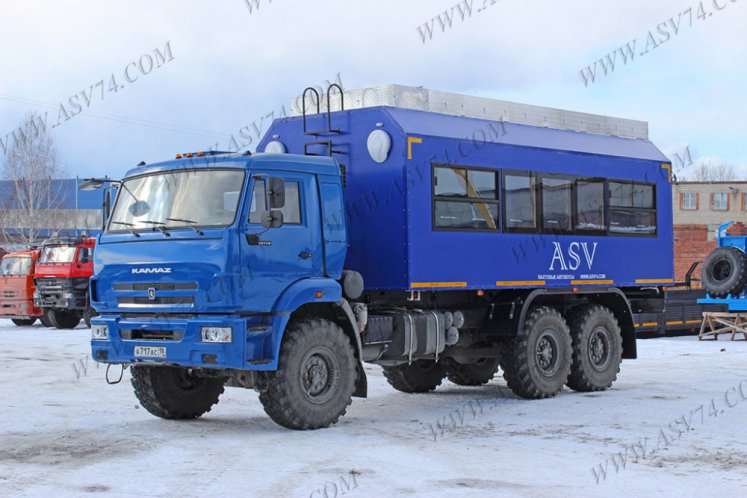 Вахтовый автобус АСВ 7721 LUXE КАМАЗ 43118-3078-50, 24 места 0