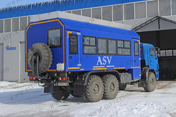 Вахтовый автобус АСВ 7721 LUXE КАМАЗ 43118-3078-50, 24 места 1