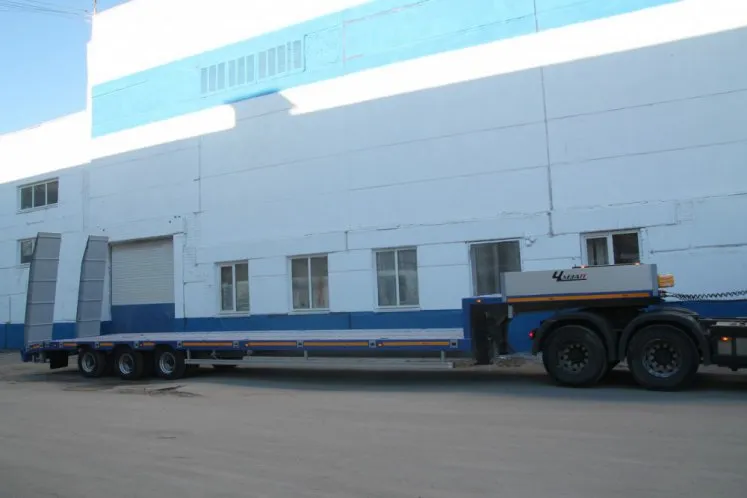Низкорамный полуприцеп-тяжеловоз ЧМЗАП 99064 по спецификации 042-02 ВУ5 ПП4 2